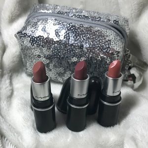 BNIB LE MAC Snowball Mini Lipstick Kit in Cool
